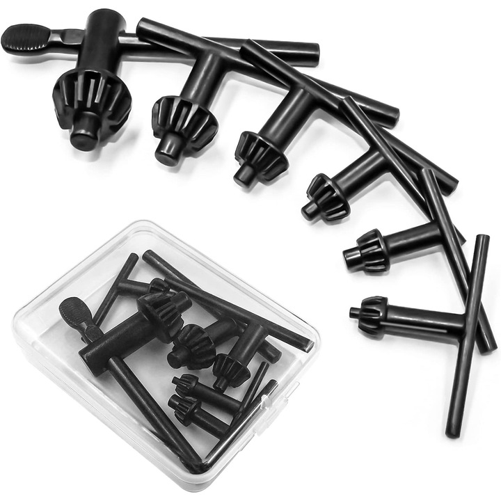 Set de chei universale, 4/6/10/13/16/20 mm, 6 piese, negru