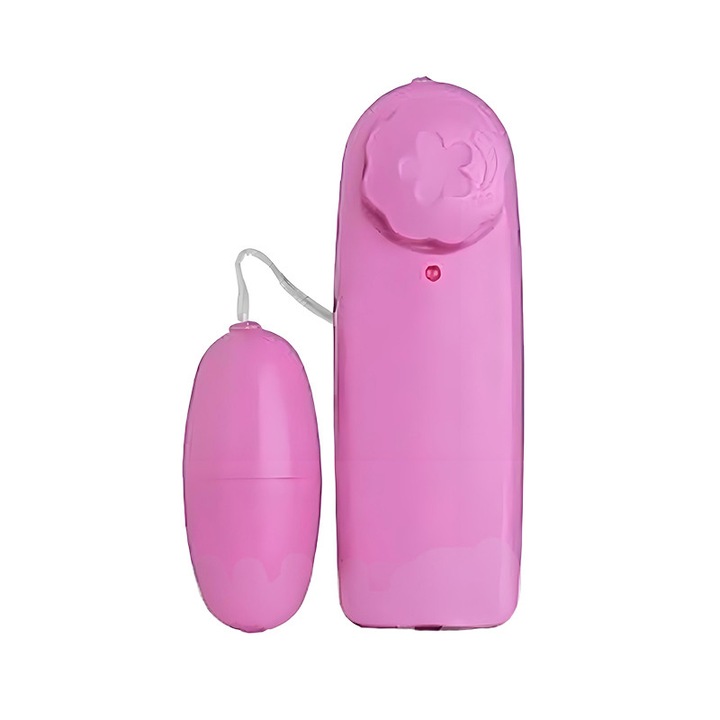 Vibrátor, állítható sebességgel, csikló stimulációhoz, rózsaszín, 5x3cm