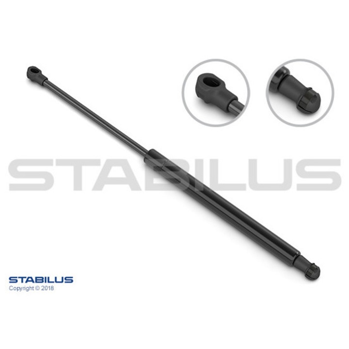 Pneumatikus lengéscsillapító, STABILUS, 410,5 mm
