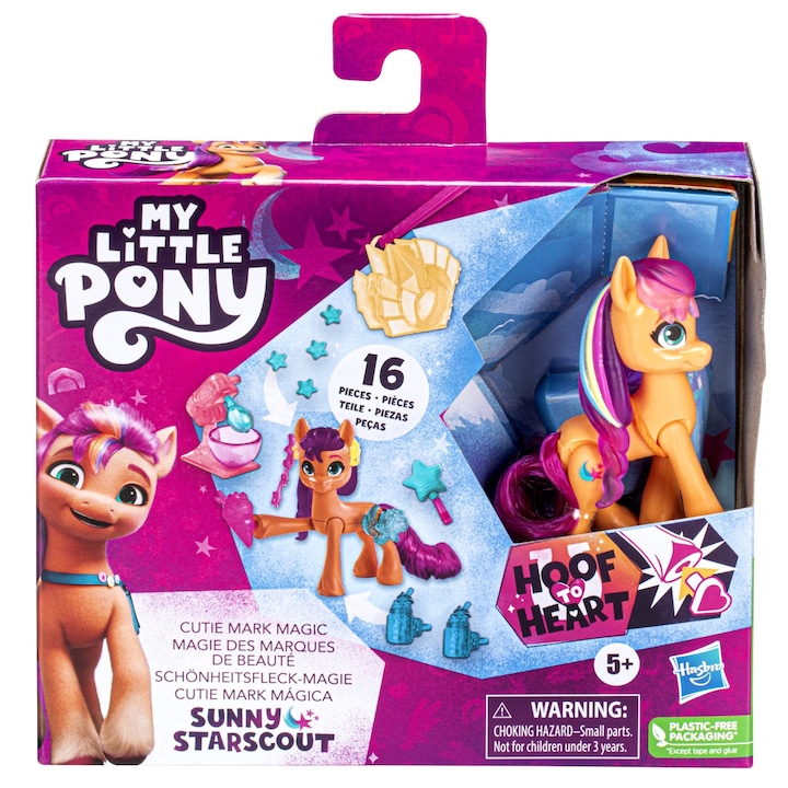 Figurina My Little Pony - Cutie mark magic: Sunny Starscout, 7.5 cm
