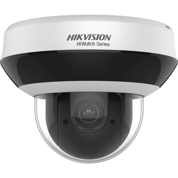 Камера Hikvision IP PTZ КАМЕРА HWP-N2204IH-DE3(F) 2.8 мм до 12 мм, 4× оптично увеличение, Работно разстояние 10 мм до 1500 мм, IR 20 м, Цифрово увеличение 16×, 24 програмируеми маски за поверителност, 120 dB WDR, Видео компресия H.265+/H.265/H.264+/H.264