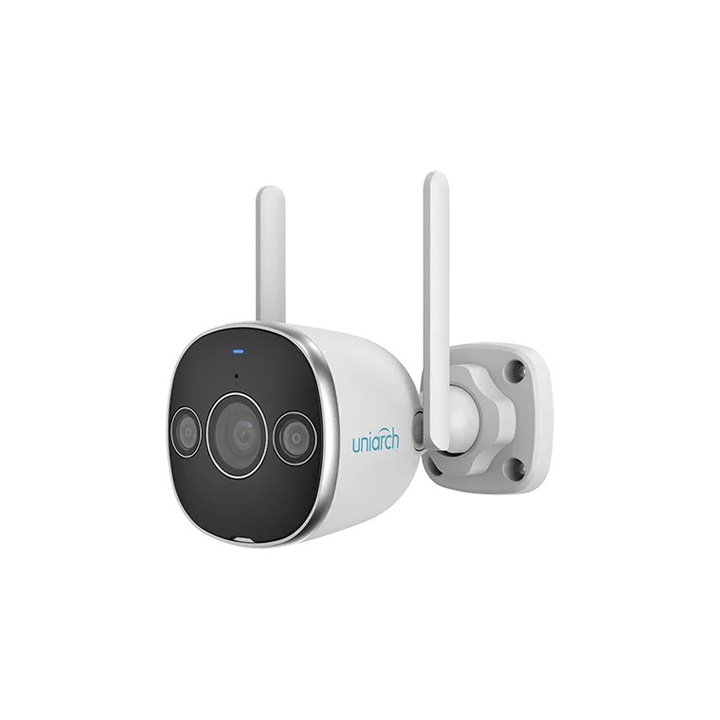 WiFI IP камера, 3MP, 2.8 мм обектив, IR 20 м, Wl 10 м, двупосочно аудио - Uniarch Uho-B2D-M3F3D