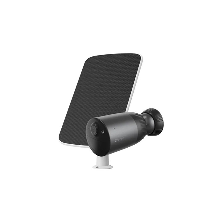 Камера, IP, 4K, Wi-Fi6, батерия 10 400 mAh, аудио, IR&WL 15m, цветна 24/7, соларен панел - EZVIZ CS-BC1C-4K(SP-kit)