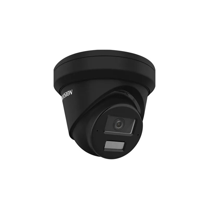 Камера, IP, 4MP, AcuSense, 2.8 мм обектив, IR 30, WL 30m, 2xMic - HIKVISION DS-2CD2343G2-LI2U-Black-2.8mm