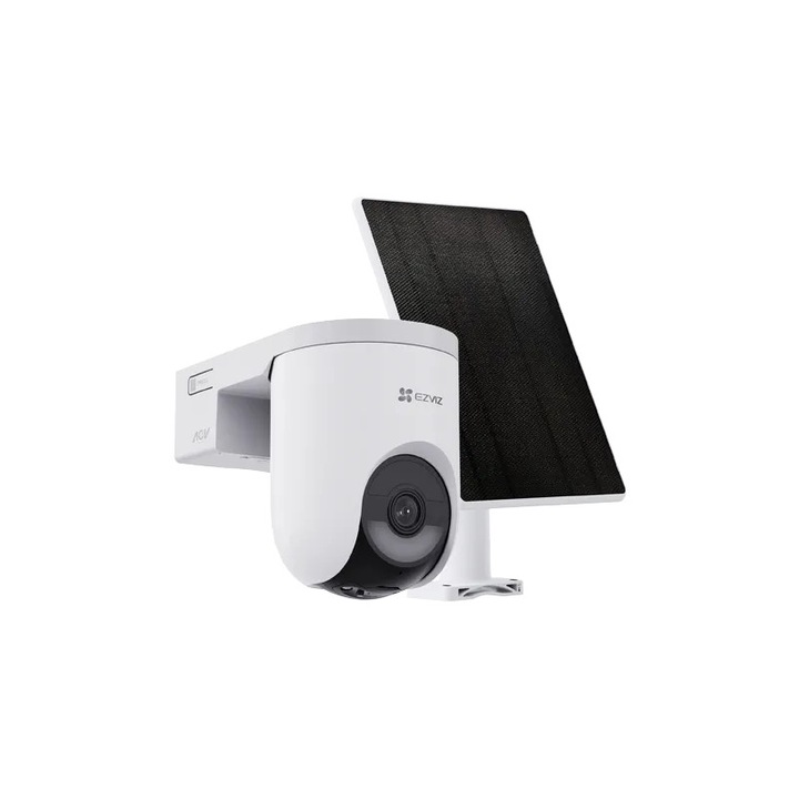 IP kamera Wi-Fi6 PT + napelem 5W, 4MP, 5200 mAh akkumulátor, kétirányú hang, riasztás - EZVIZ CS-HB8c-SP(4MP)