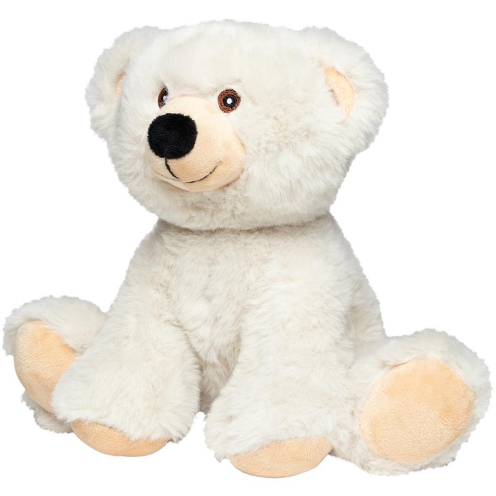 Ursulet din Plus RecycleBear, Din Material Reciclat, Fara Piese Din Plastic, Eco-Friendly Pentru Copii, 16x24x20 cm