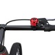 Sonerie bicicleta, rosu, din aluminiu, dimensiuni 2.17x1.97x1.38", usor de instalat