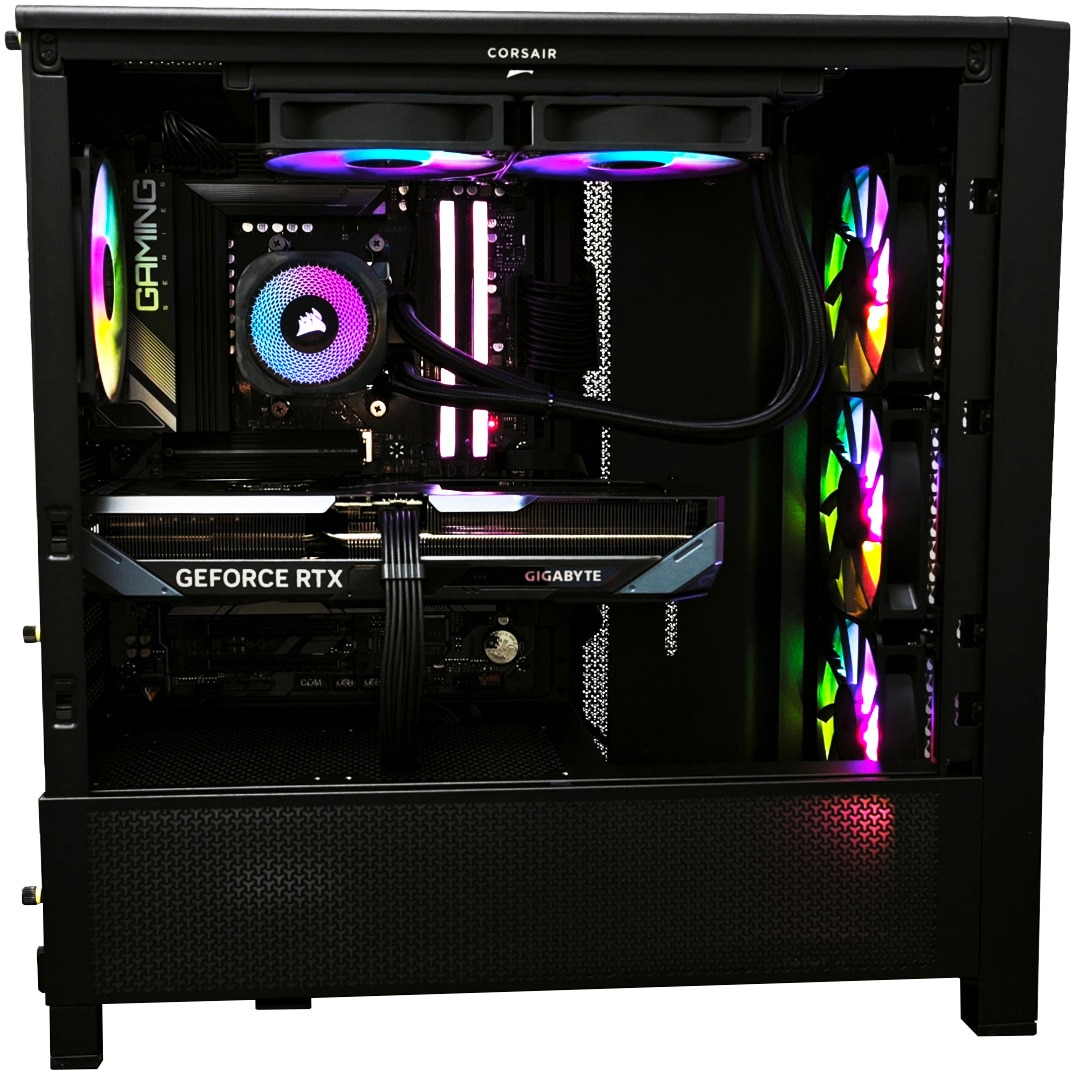Sistem Desktop PC Gaming A+ cu procesor AMD Ryzen™ 7 7800X3D pana