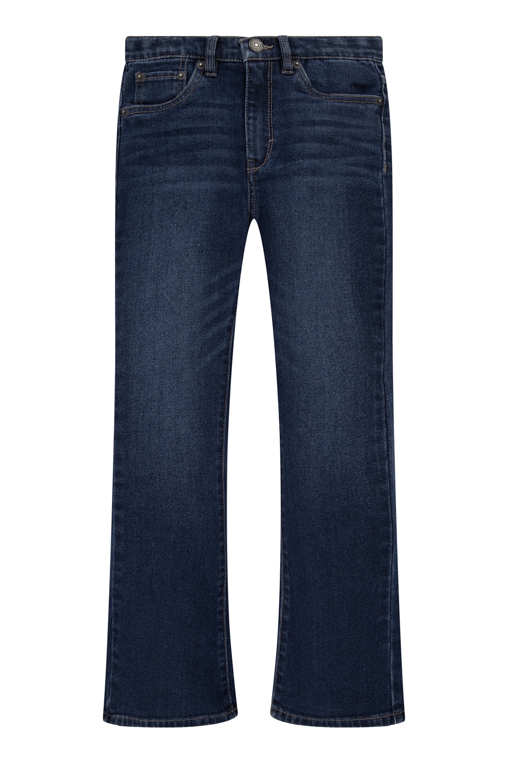 Levi's, Blugi evazati cu aspect decolorat 726, Albastru inchis, 140 CM