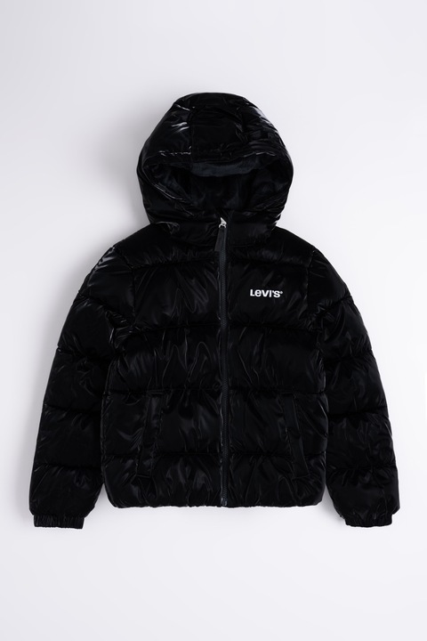 Levi's, Geaca matlasata cu gluga, Roz pal