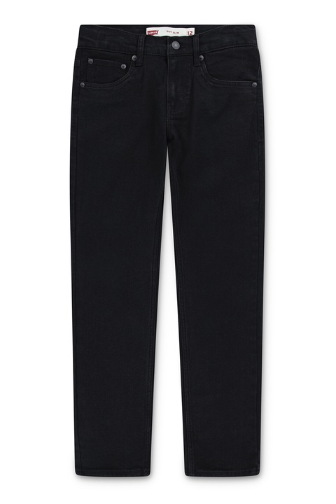 Levi's, Straight fit farmernadrág öt zsebbel, Fekete