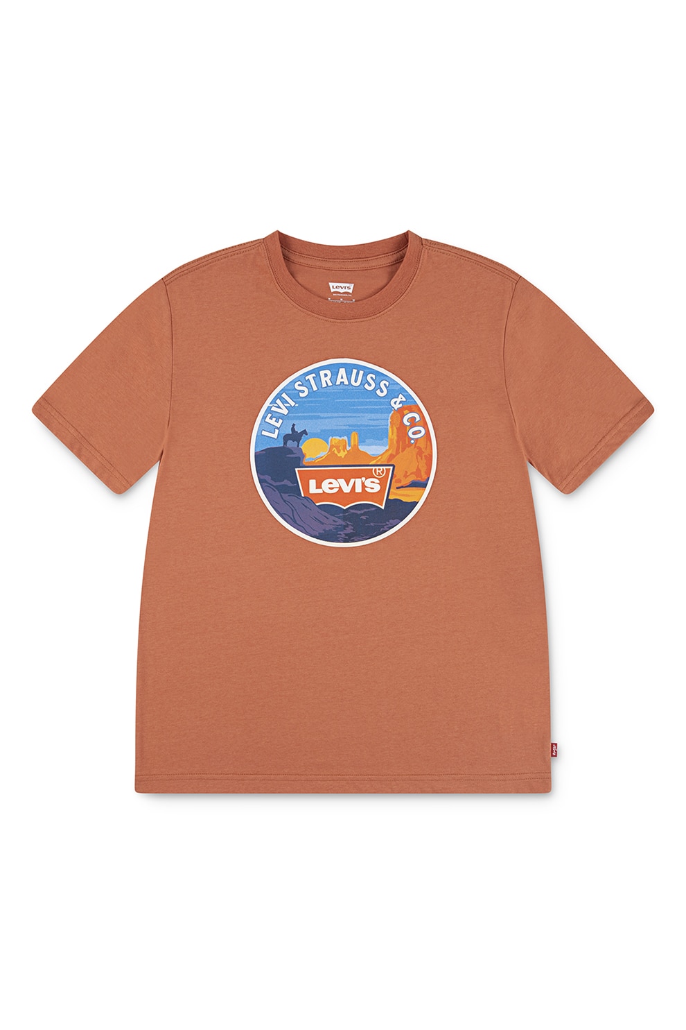 Levi's, Tricou regular-fit cu logo, Portocaliu persan, 176 CM