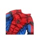 Set costum Spiderman KidMania® cu muschi, masca cu lumini si doua manusi lansator pentru copii, 5-7 ani, 110-120 cm