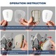 Set Ochelari si Masca de Protectie Respirator, Suness, Reutilizabila, 2 Filtre de Carbon Activ, Protectie Impotriva Vaporilor, Vopselei sau Prafului, 10 x Filtru bumbac, Pentru Vopsit, Polizat, Lucrari cu Chimicale, Sudura
