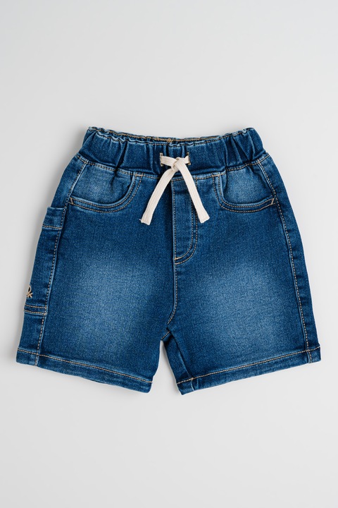 United Colors of Benetton, Blugi scurti cu snur, Bleumarin