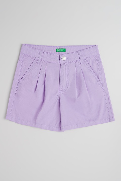United Colors of Benetton, Pantaloni scurti cu pliuri, Lila