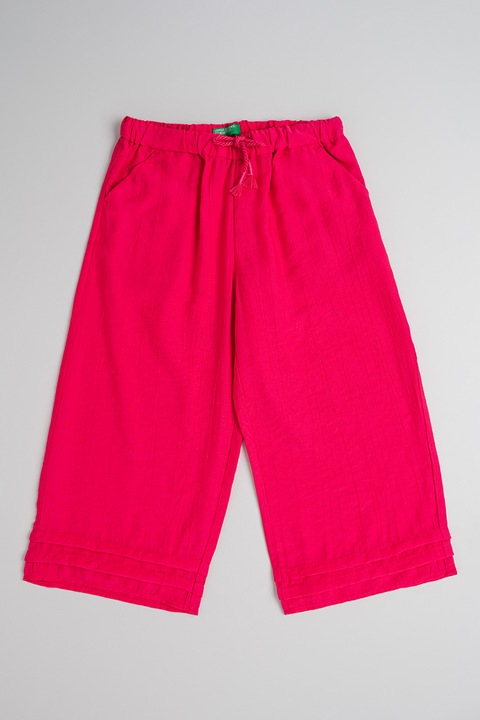United Colors of Benetton, Húzózsinóros bő szárú nadrág, Fukszia