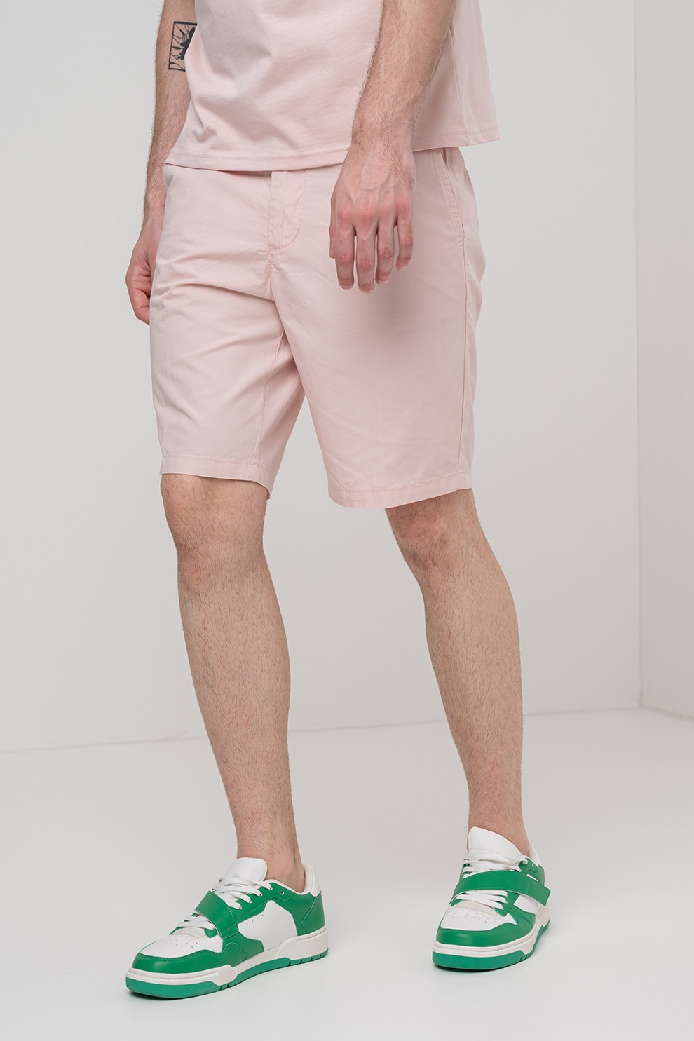 United Colors of Benetton, Pantaloni scurti regular fit, Roz pal, 50