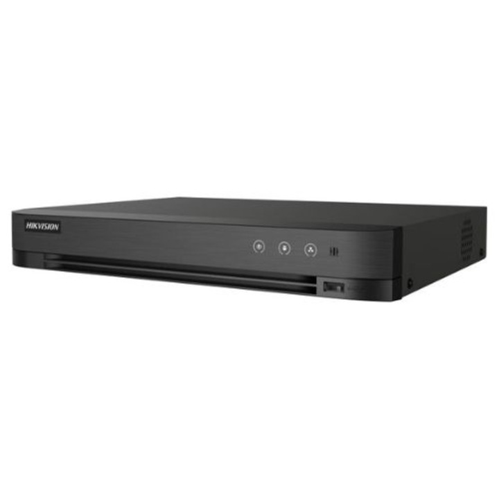 DVR Hikvision, 4 канала, 4K 8MP, AcuSense, Аудио, 1xSata - IDS-7204HUHI-M1/XT
