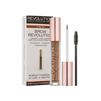 Gel pentru spancene Makeup Revolution Brow Revolution Auburn, 3.8 g Gel pentru spancene Makeup Revolution Brow Revolution Auburn, 3.8 g