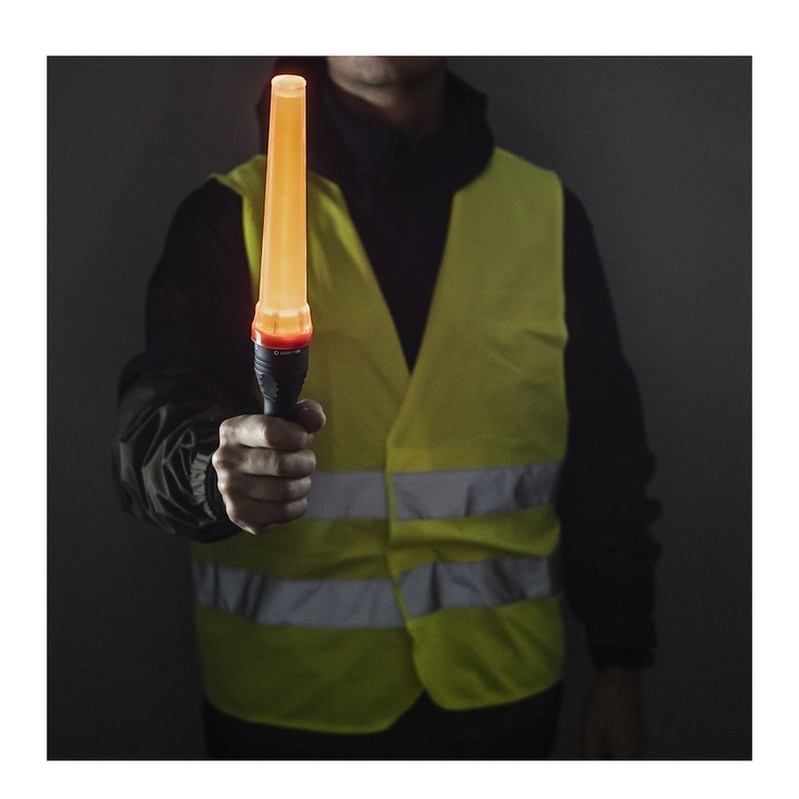 Accesoriu de semnalizare Armytek ATW-01, portocalie, dimensiuni compatibile cu lanterne de 33.5mm si 41mm