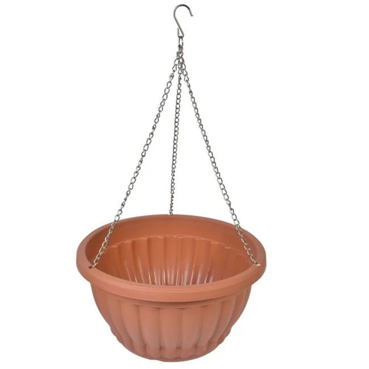 Ghiveci Plastic Suspendat Teracotta Ø30x16cm - 5.9l