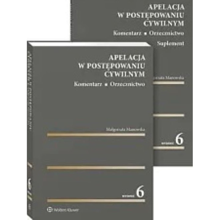 Apelarea in procedura civila, Wolters Kluwer Polska, 2023, Drept si criminologie