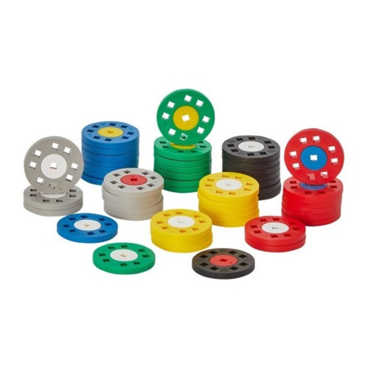 Seturi de constructie Plus-Plus, 48 elemente, multicolor, pentru copii de la 3 ani