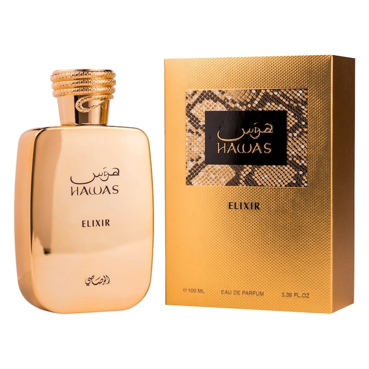 Apa De Parfum, Rasasi Hawas Elixir, 100 ml, pentru barbati