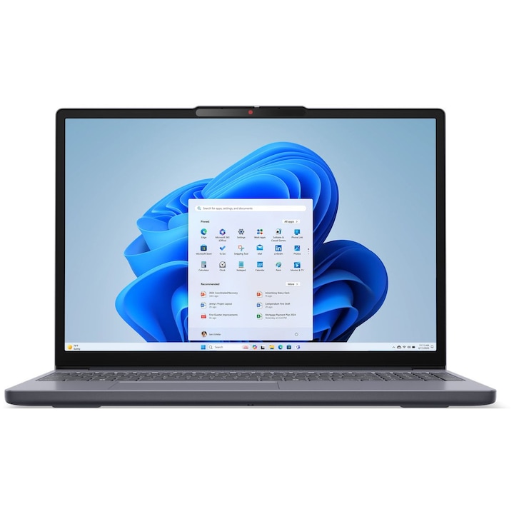 Laptop Lenovo IdeaPad Slim 3 15ARP10, 83K70024BM, 15.3", AMD Ryzen 7 7735HS (8-core), AMD Radeon 680M, 24GB (8GB onboard + 16GB) 4800MHz DDR5, Gri