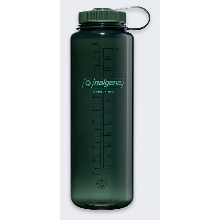 Nalgene Silo széles szájú kulacs, 1,5 l, jáde színű