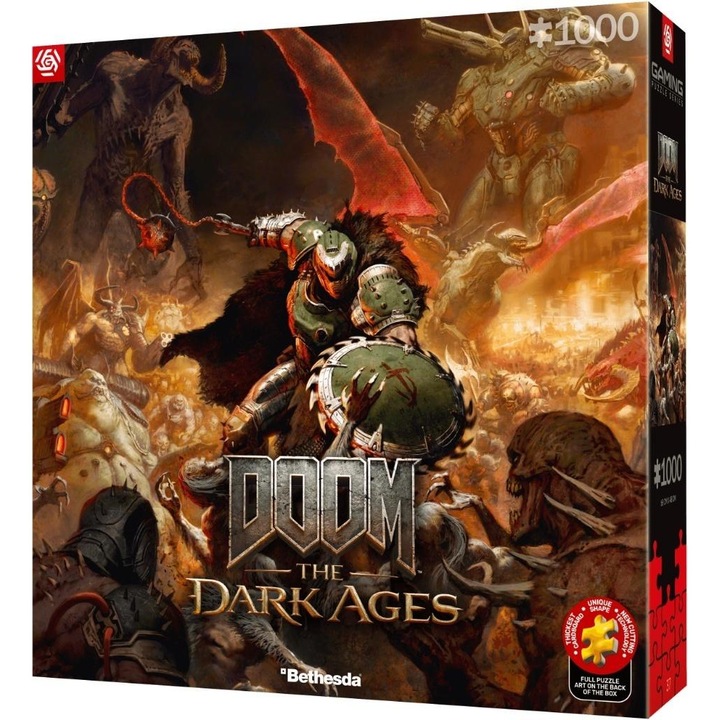Пъзел Good Loot, Doom Slayer's Rage, 1000 части, 68x48 см