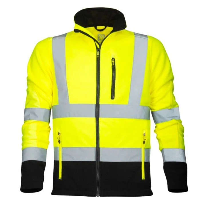 Jacheta fleece de lucru galbena reflectorizanta, Ardon Signal GALBEN XXL
