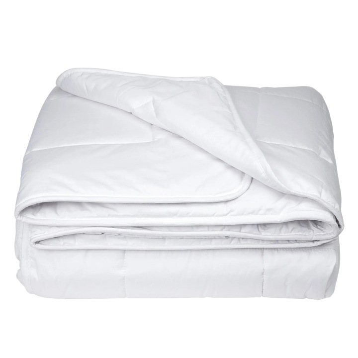 Завивка Kotonia Home - лятна, 200x220 см, 200 г/кв.м, бяла, Ватирана