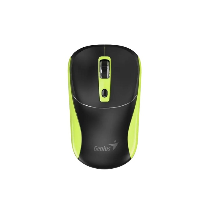 Mouse wireless, Genius, NX-7123, 1200DPI, Negru / Verde