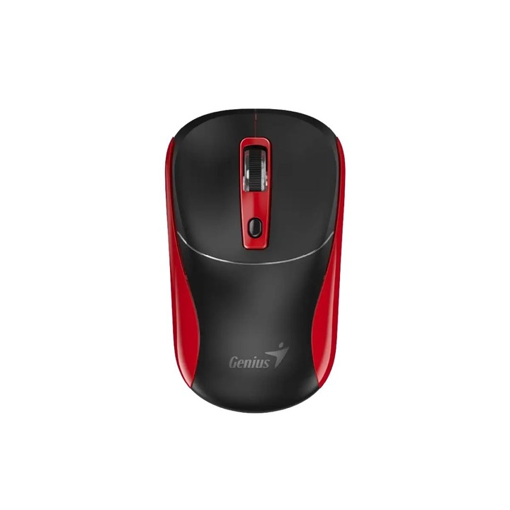 Mouse wireless Genius NX-7123, 1200DPI, negru/rosu