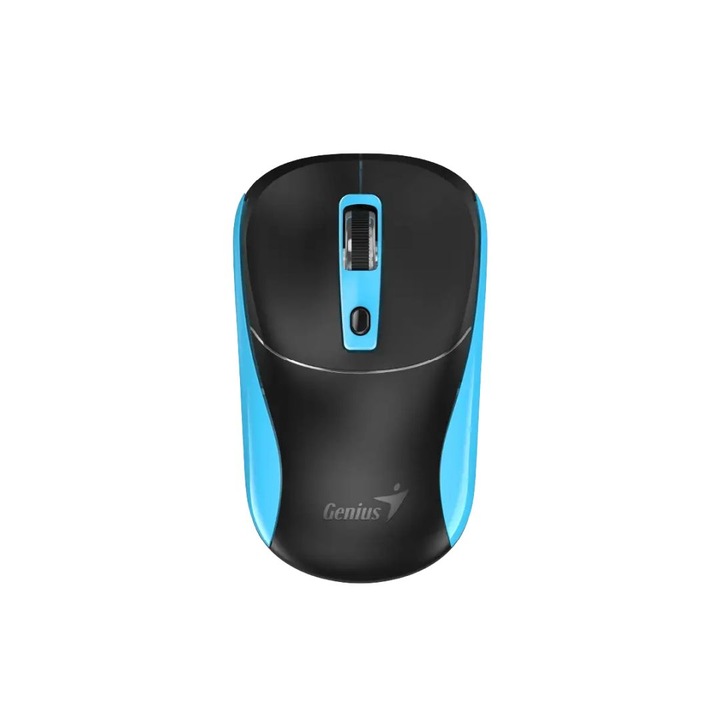 Mouse wireless Genius NX-7123, 1200DPI, negru/albastru