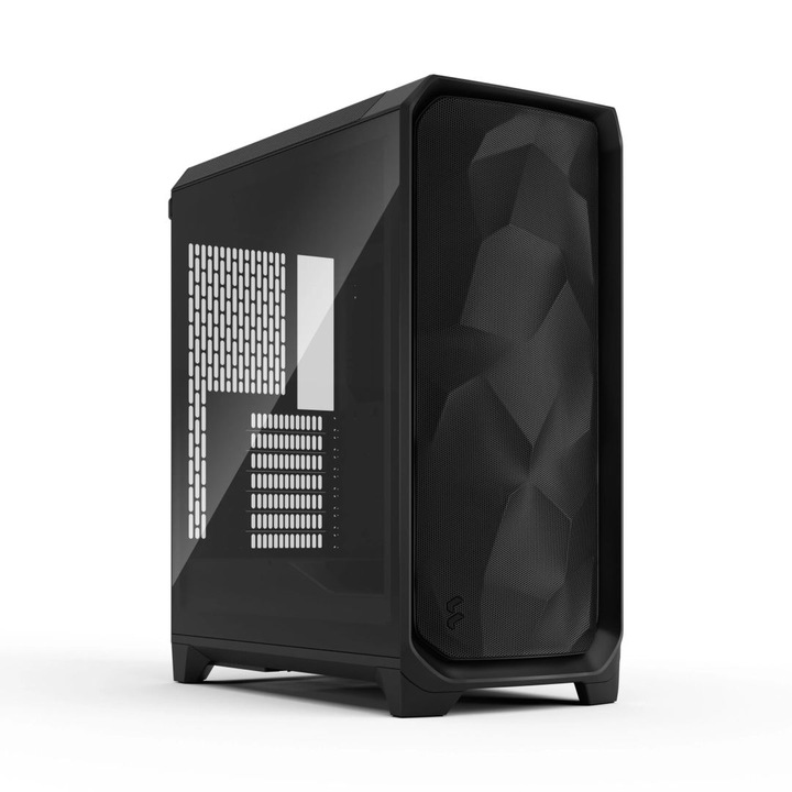 Кутия Fractal Design Meshify 3, закалено стъкло, черна, E-ATX, 433x229x507 мм, 3 x 14 см вентилатора