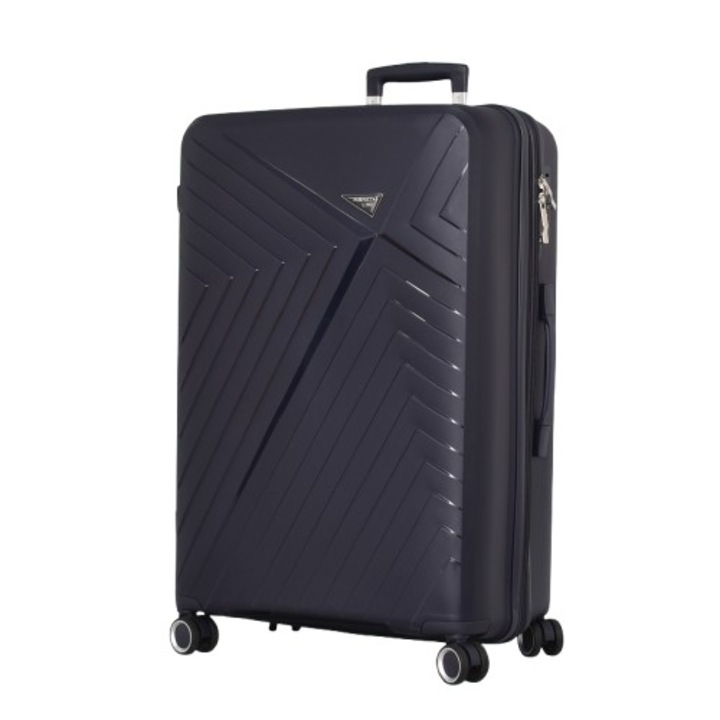 PERFECT++LINE PP 2404 bőrönd, bővíthető, 75/50/30 cm, sötétkék