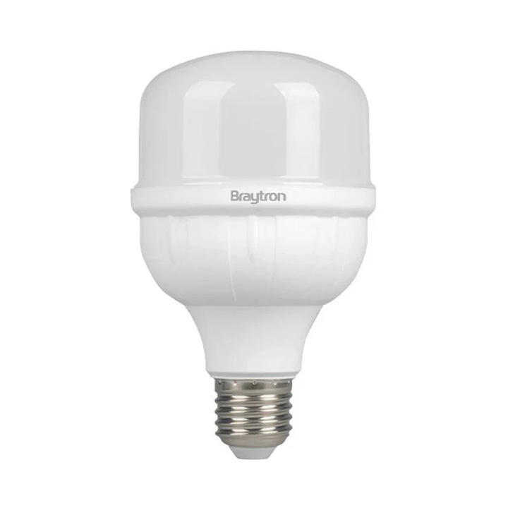 Крушка с LED 18W (130W) Braytron, T80, E27, 1760 lm, студена светлина (6500K), енергиен клас E