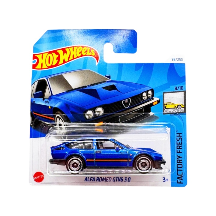 Masinuta Hot Wheels Alfa Romeo GTV6 3.0, albastru, 1:64