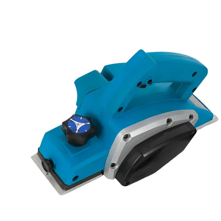 Rindea electrica pentru lemn, 800W, latime 82mm, adancime 1mm, 16000RPM, albastra