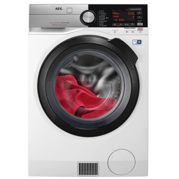 Masina de spalat rufe cu uscator AEG seria 9000 L9WBC61B, Pompa de caldura, 10 kg spalare/6 kg uscare, 1600 RPM, Motor Inverter, Display LCD, Clasa A, Alb Masina de spalat rufe cu uscator AEG seria 9000 L9WBC61B, Pompa de caldura, 10 kg spalare/6 kg uscare, 1600 RPM, Motor Inverter, Display LCD, Clasa A, Alb