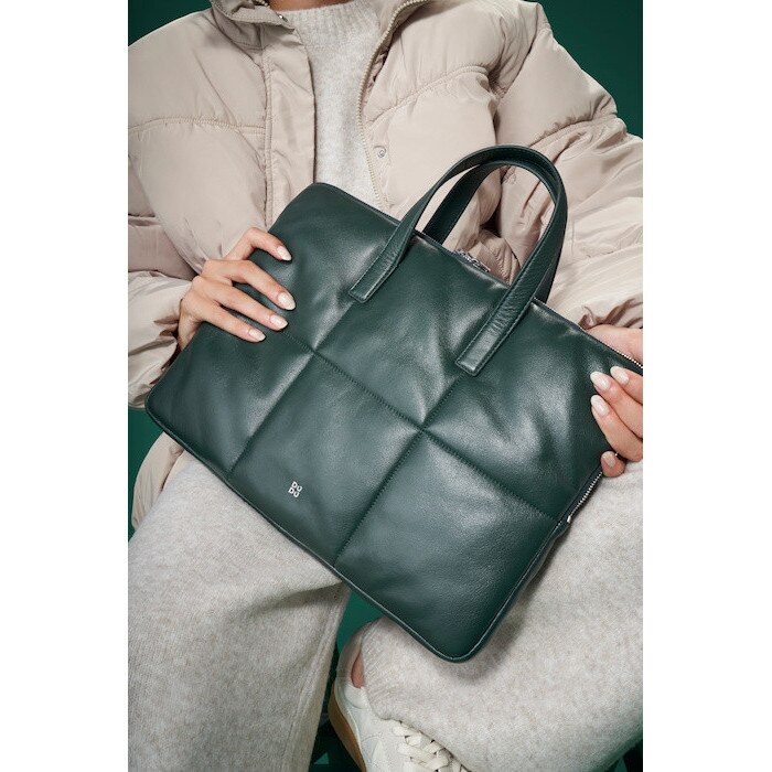 Geanta laptop Dudu, piele captusita, 1 buzunar exterior, 4 buzunare interioare, 36x25,5x4cm