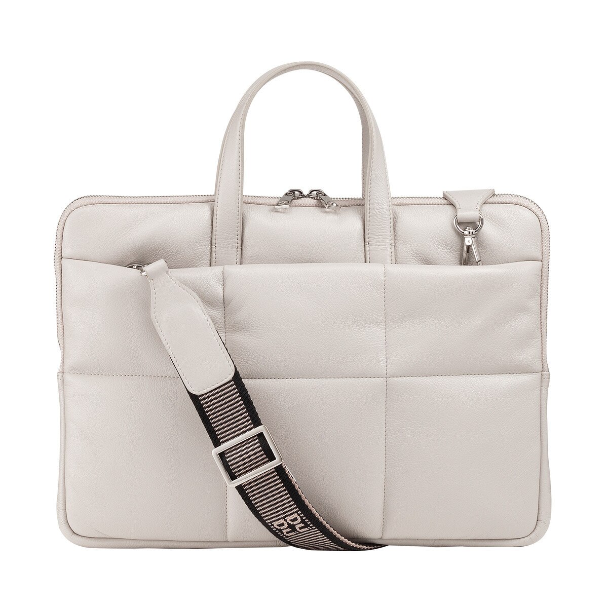 Geanta laptop Dudu, piele captusita, 1 buzunar exterior, 4 buzunare interioare, 36x25,5x4cm