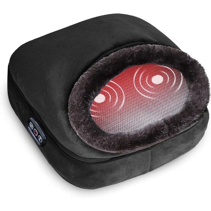 Incalzitor pentru picioare snailax negru 5 moduri timer