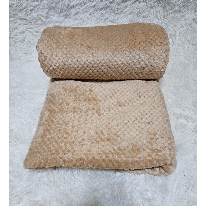 Patura Cocolino Gofrata, 200x230cm, Crem