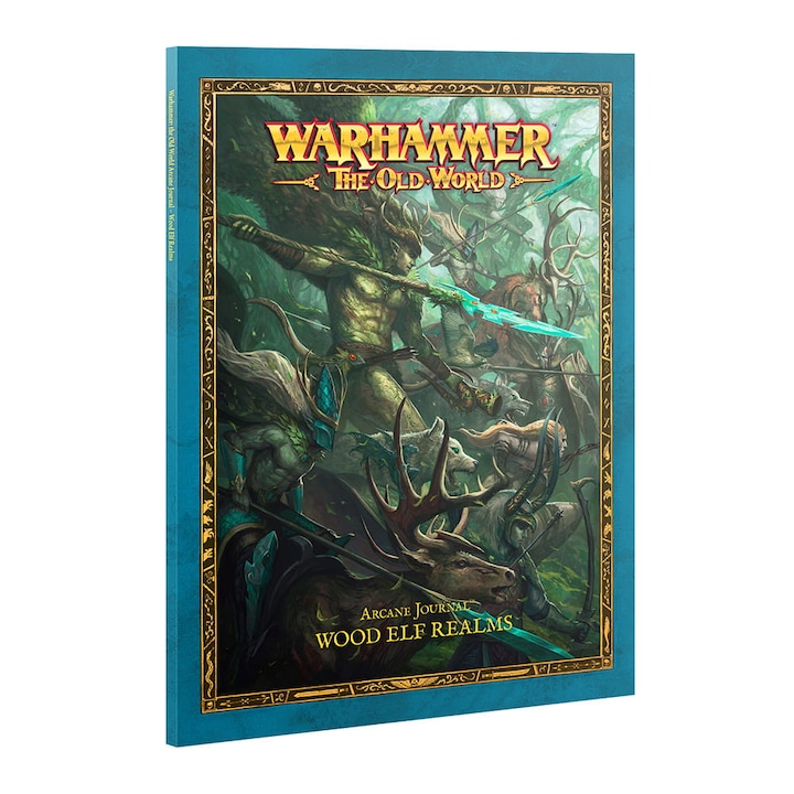 Játékbővítmény Warhammer the Old World, Arcane Journal Wood Elf Realms, Games Workshop, angol nyelvű, többszínű