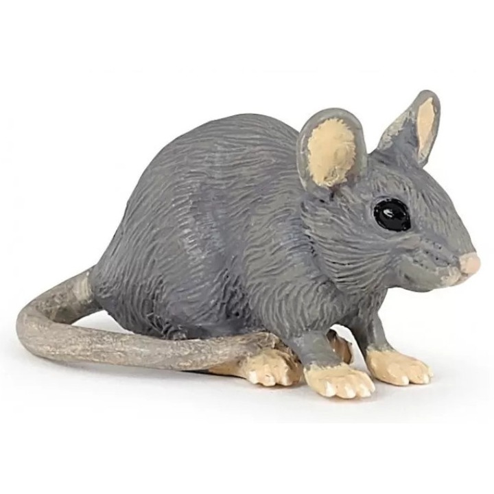 Figurina Soricel, Papo, Gri/Bej