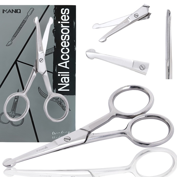 Foarfeca manichiura Imaniq, 10cm, otel, taiere precisa